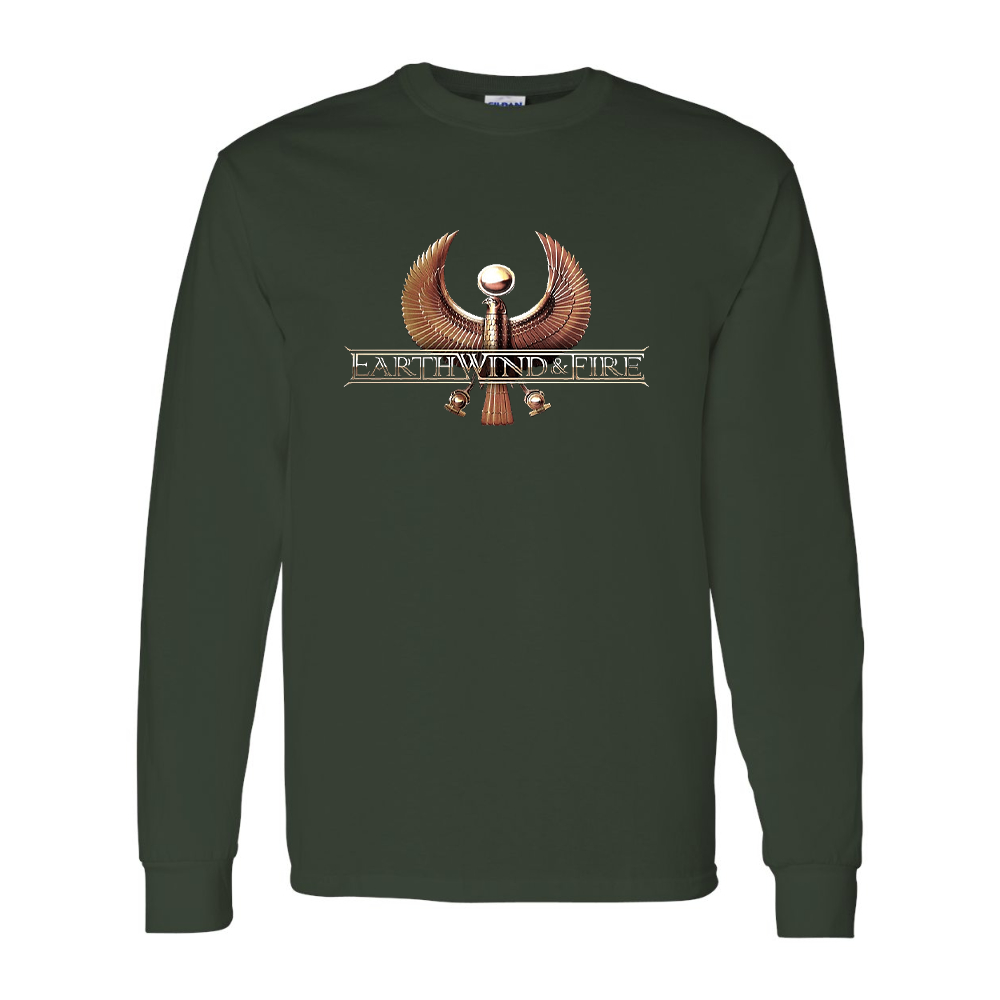 Men's Earth Wind & Fire Gildan Heavy Cotton Long Sleeve T-Shirt