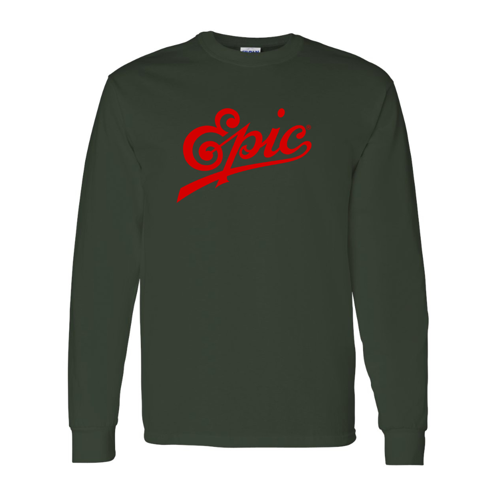 Men's Epic Records Gildan Heavy Cotton Long Sleeve T-Shirt