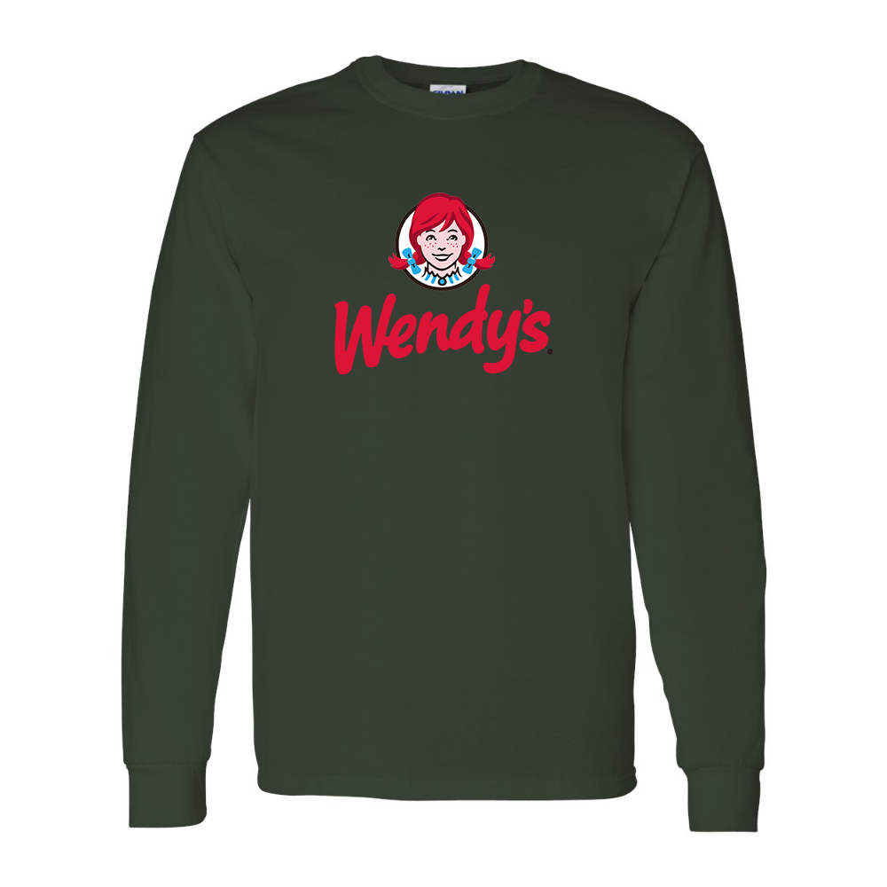 Men's Wendy_s Gildan Heavy Cotton Long Sleeve T-Shirt