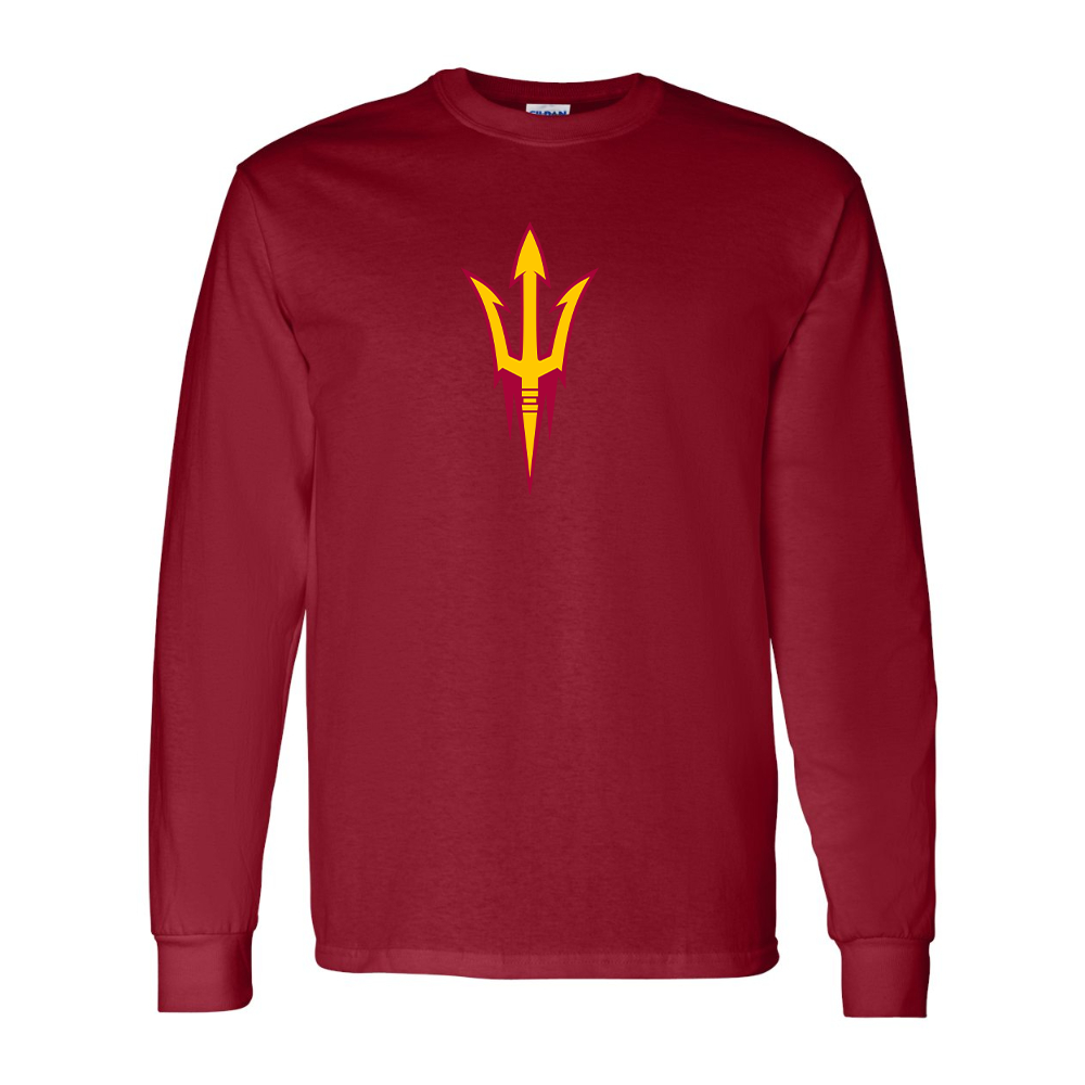 Men's Arizona State Sun Devils Gildan Heavy Cotton Long Sleeve T-Shirt