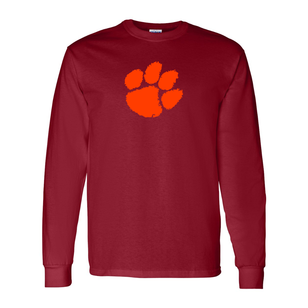 Men's Clemson Tigers Gildan Heavy Cotton Long Sleeve T-Shirt