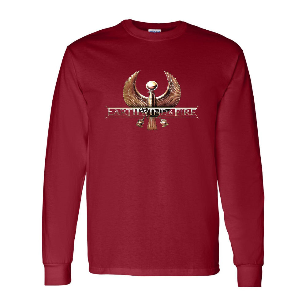 Men's Earth Wind & Fire Gildan Heavy Cotton Long Sleeve T-Shirt