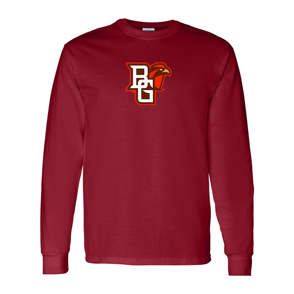 Men's Bowling Green Falcons Gildan Heavy Cotton Long Sleeve T-Shirt