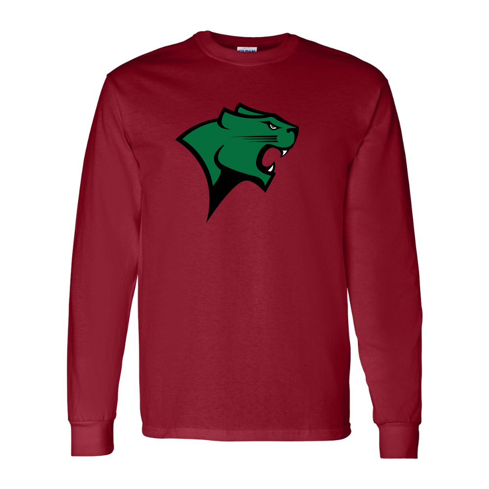 Men's Chicago State Cougars Gildan Heavy Cotton Long Sleeve T-Shirt