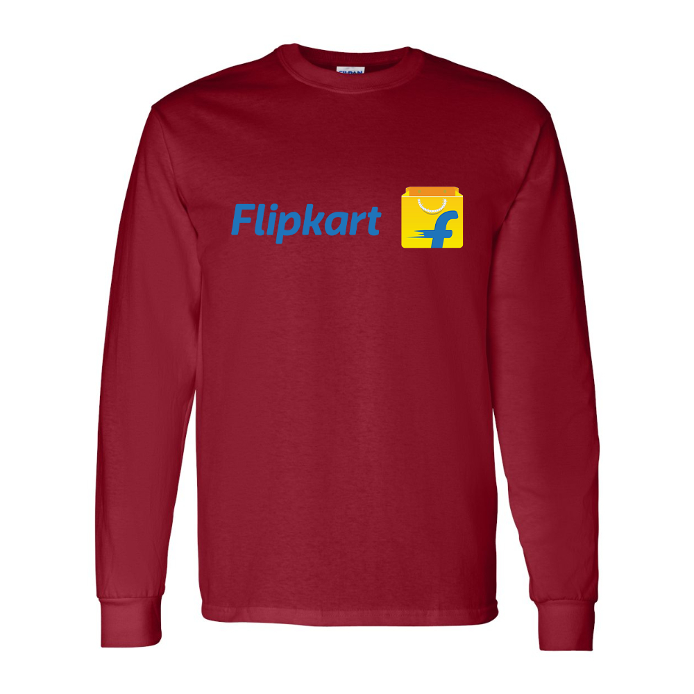 Men's Flipkart Gildan Heavy Cotton Long Sleeve T-Shirt