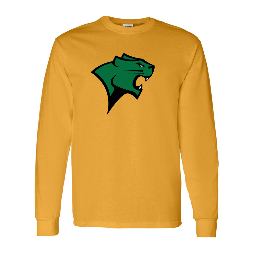Men's Chicago State Cougars Gildan Heavy Cotton Long Sleeve T-Shirt
