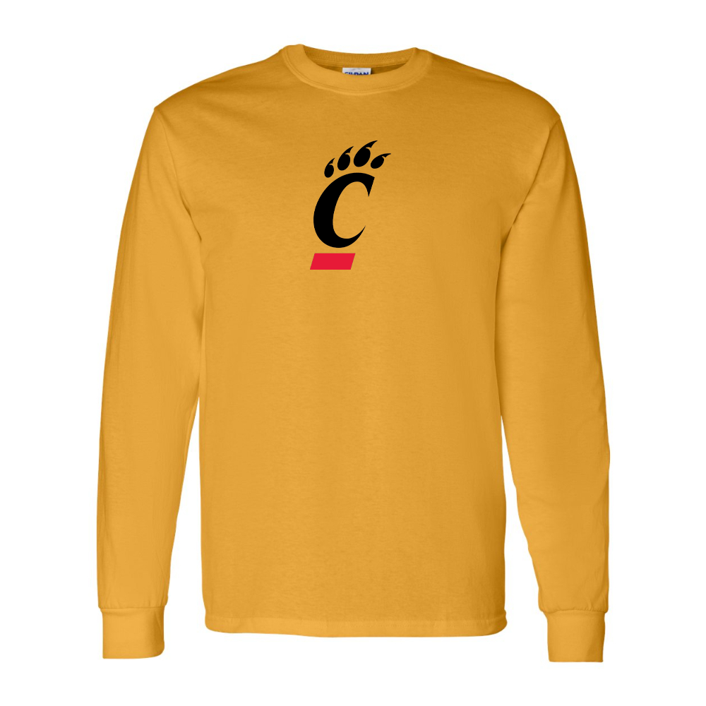 Men's Cincinnati Bearcats Gildan Heavy Cotton Long Sleeve T-Shirt