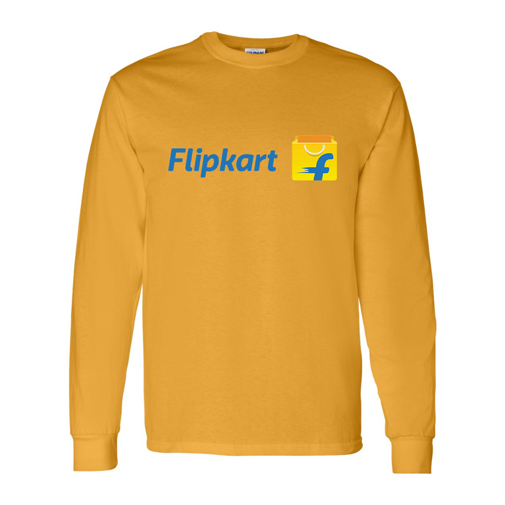 Men's Flipkart Gildan Heavy Cotton Long Sleeve T-Shirt