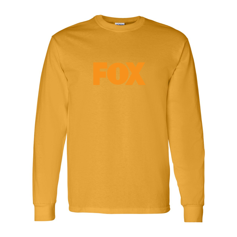 Men's Fox Gildan Heavy Cotton Long Sleeve T-Shirt