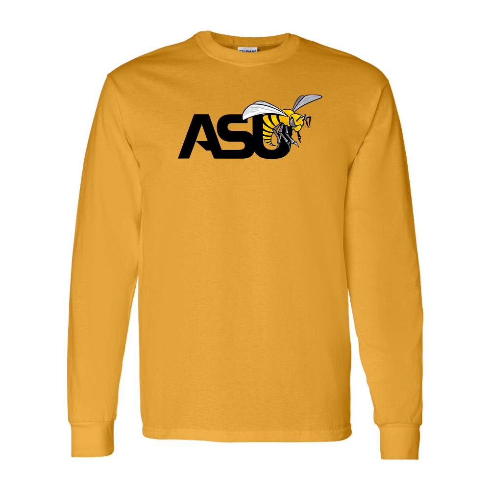 Men's Alabama State Hornets Gildan Heavy Cotton Long Sleeve T-Shirt