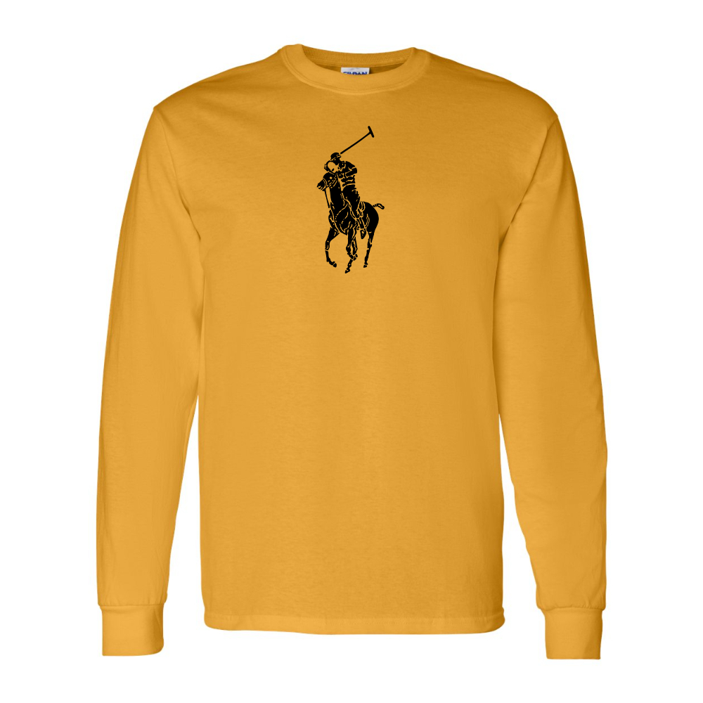 Men's Polo Ralph Lauren Gildan Heavy Cotton Long Sleeve T-Shirt