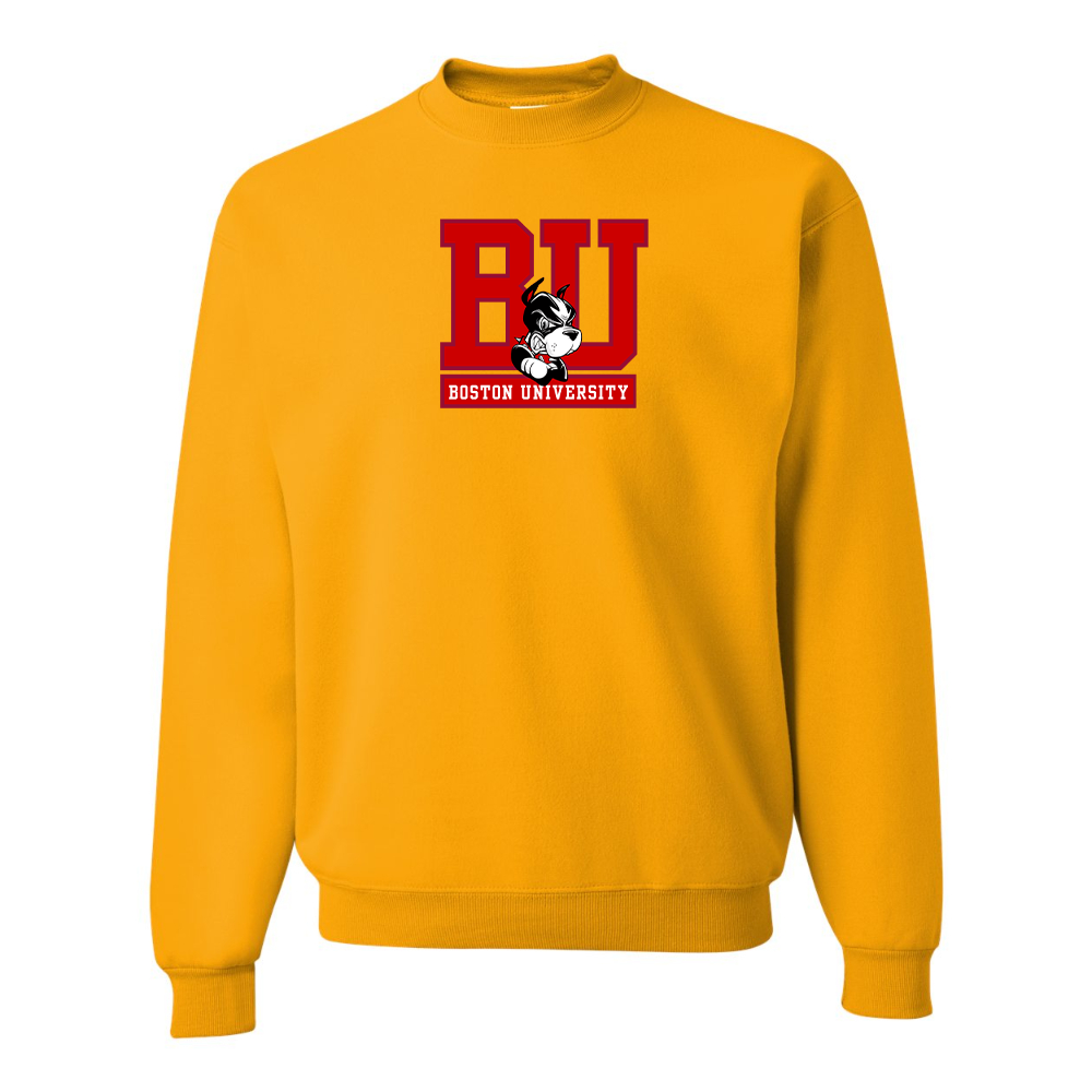 Men's Boston University Terriers JERZEES NuBlend Crewneck Sweatshirt