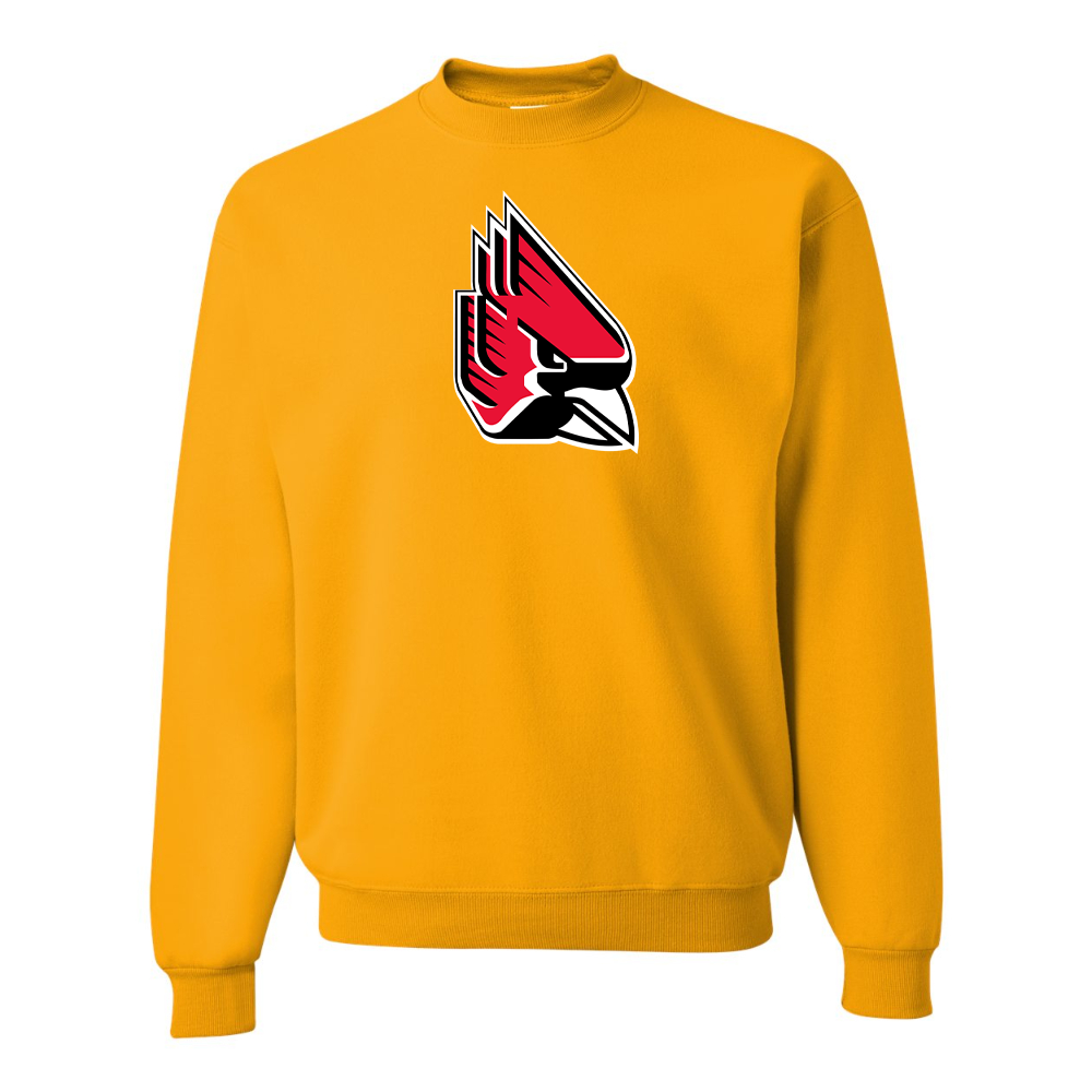 Men's Ball State Cardinals JERZEES NuBlend Crewneck Sweatshirt