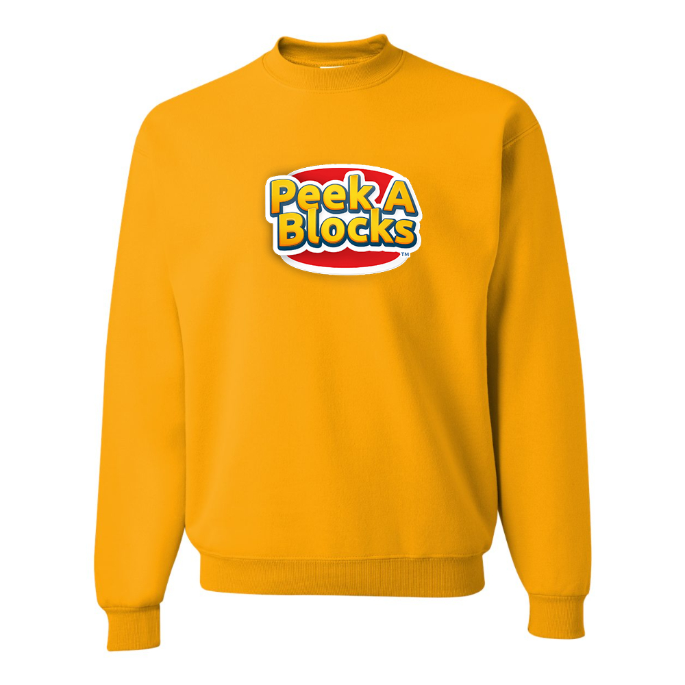 Men's Peek A Blocks JERZEES NuBlend Crewneck Sweatshirt