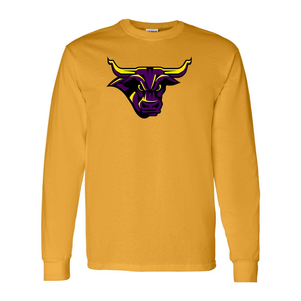 Men's Minnesota State Mavericks Gildan Heavy Cotton Long Sleeve T-Shirt