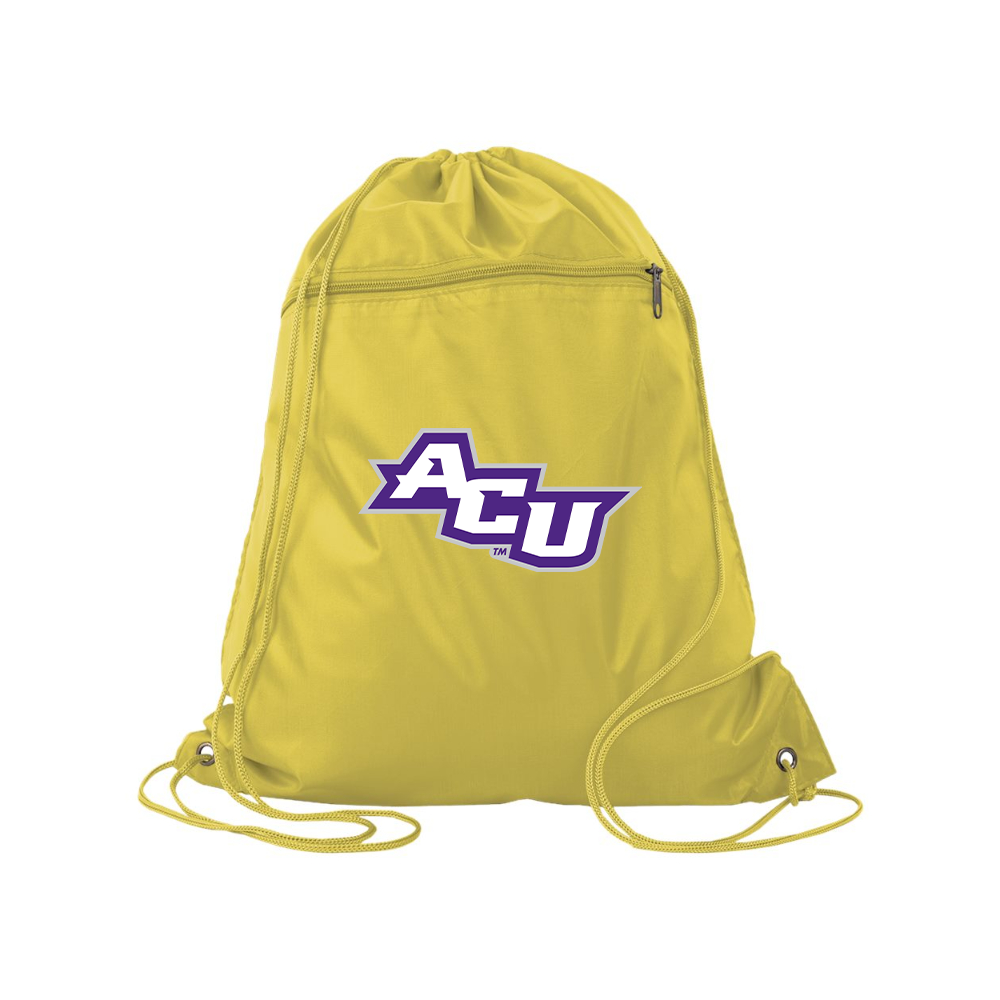 Abilene Christian Wildcats Q-Tees - Polyester Cinchpack