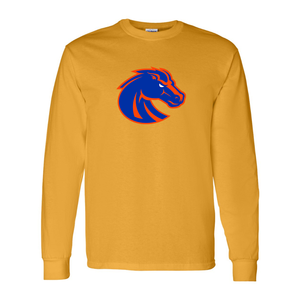 Men's Boise State Broncos Gildan Heavy Cotton Long Sleeve T-Shirt