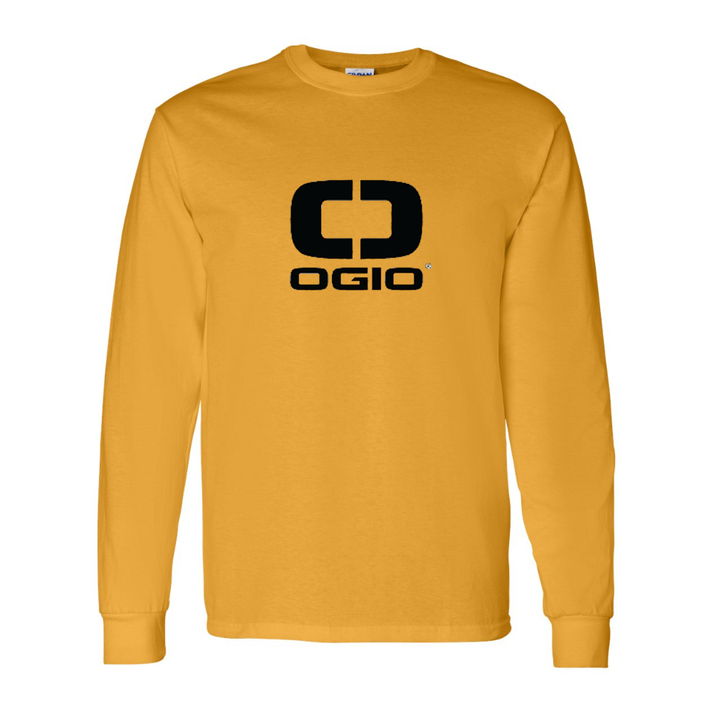 Men's Ogio Vertical Gildan Heavy Cotton Long Sleeve T-Shirt