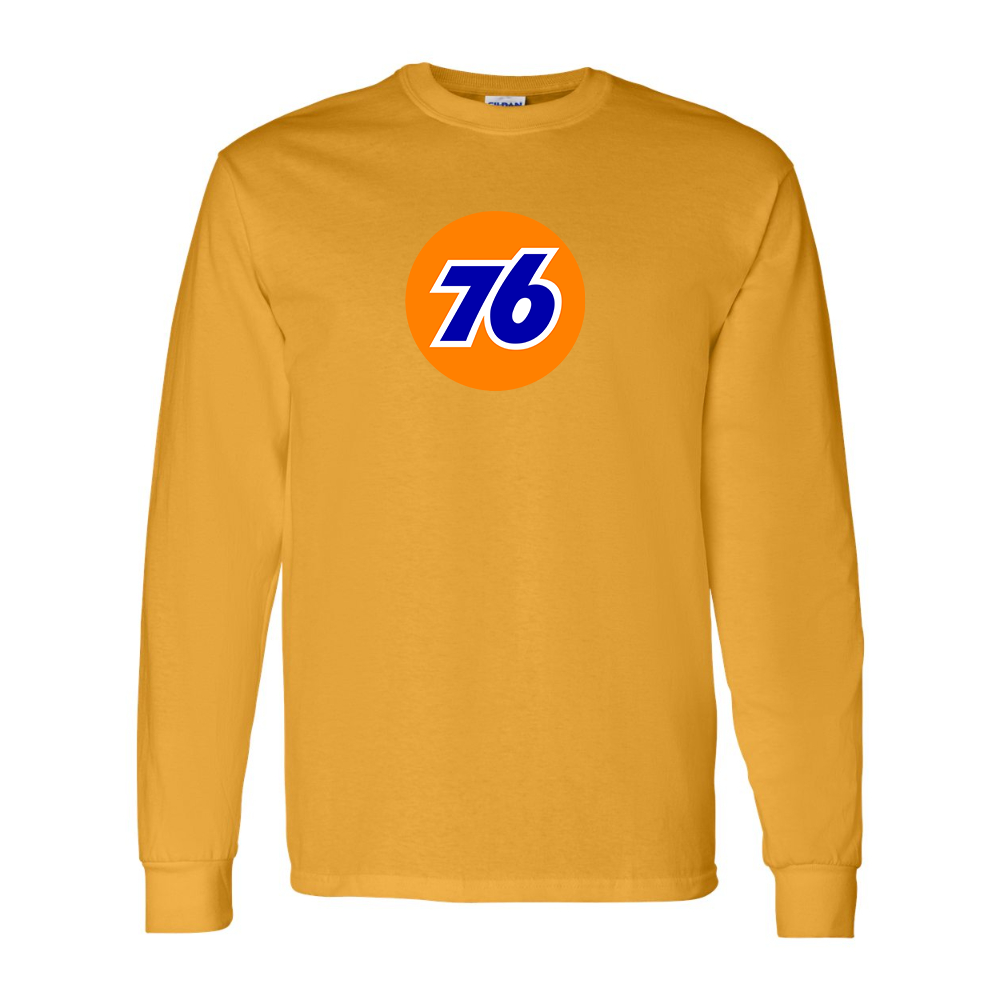 Men's 76 Gas Station Gildan Heavy Cotton Long Sleeve T-Shirt