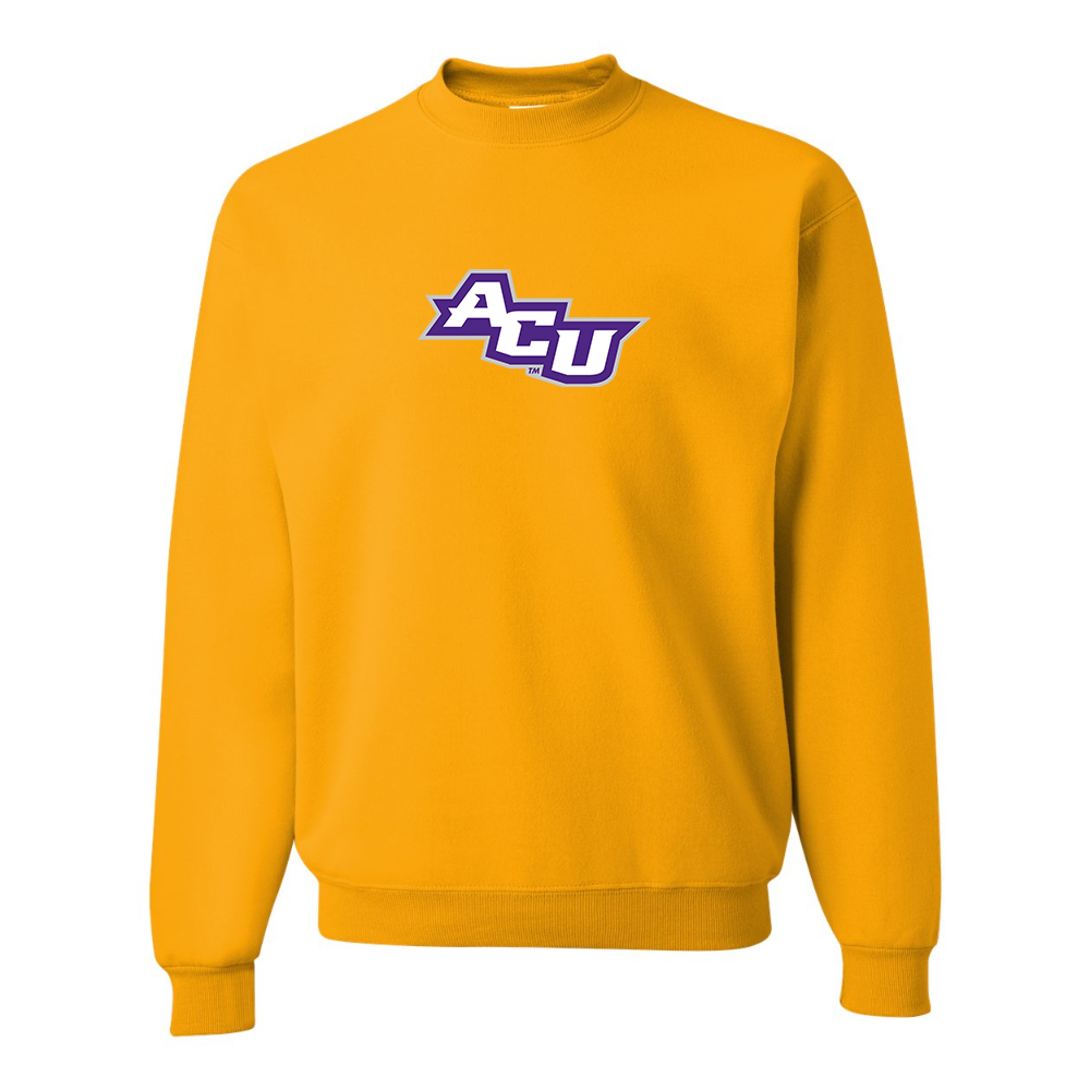 Men's Abilene Christian Wildcats JERZEES NuBlend Crewneck Sweatshirt