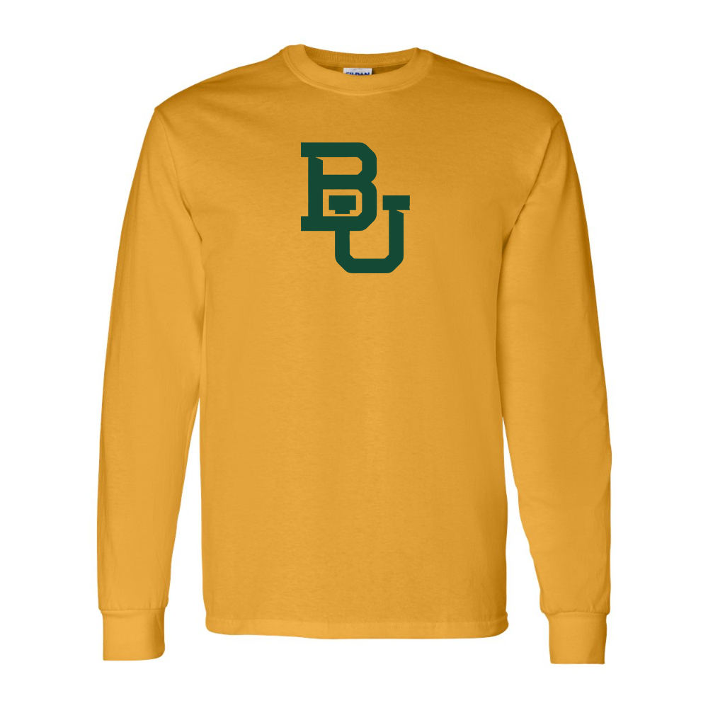Men's Baylor Bears Gildan Heavy Cotton Long Sleeve T-Shirt