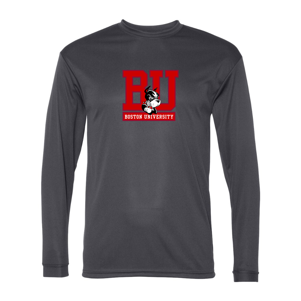 Men's Boston University Terriers Performance Long Sleeve T-Shirt