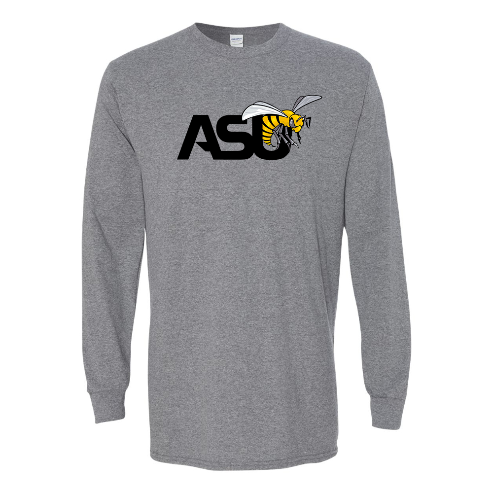 Men's Alabama State Hornets Gildan Heavy Cotton Long Sleeve T-Shirt