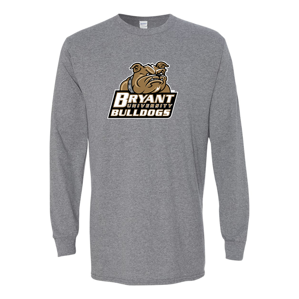 Men's Bryant Bulldogs Gildan Heavy Cotton Long Sleeve T-Shirt