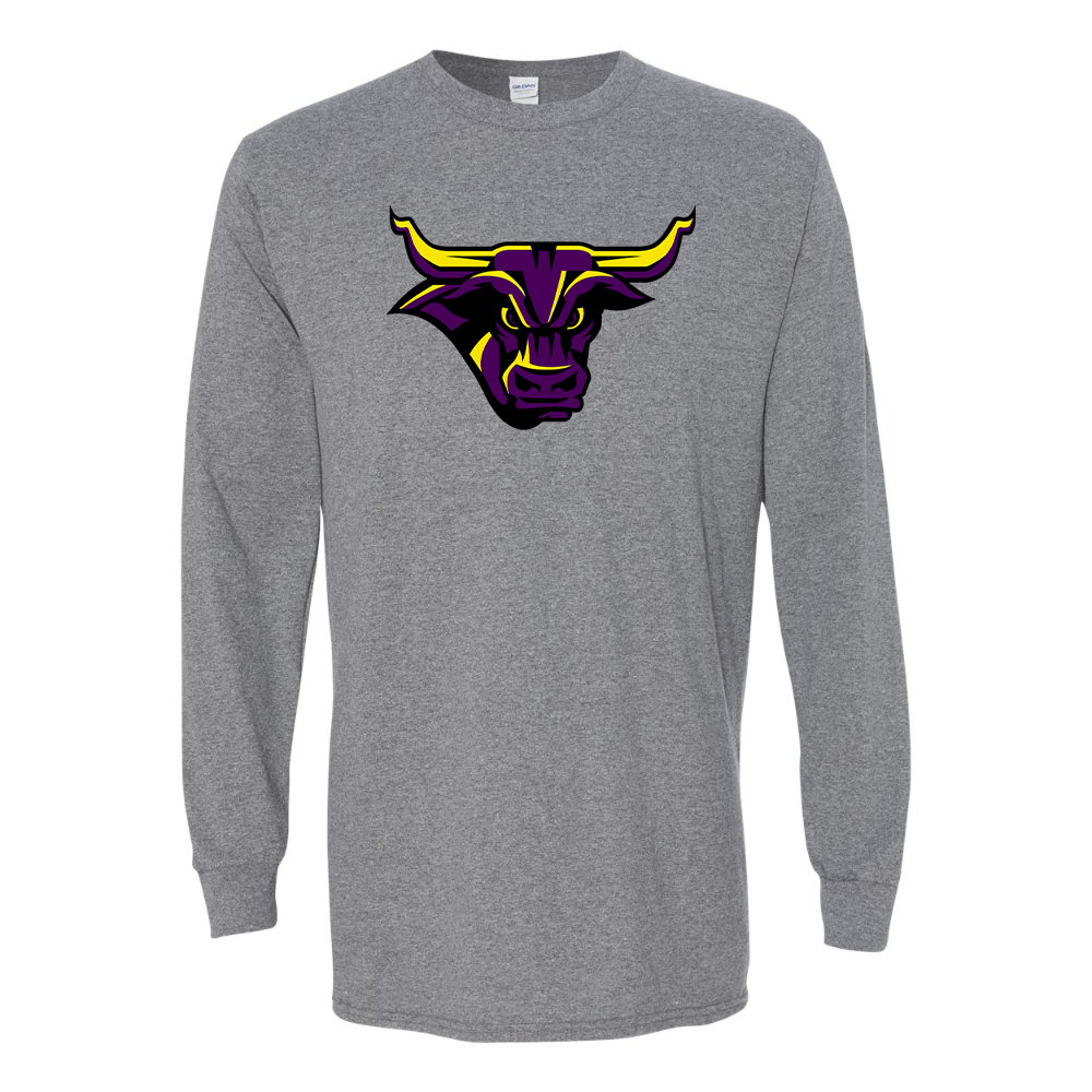 Men's Minnesota State Mavericks Gildan Heavy Cotton Long Sleeve T-Shirt