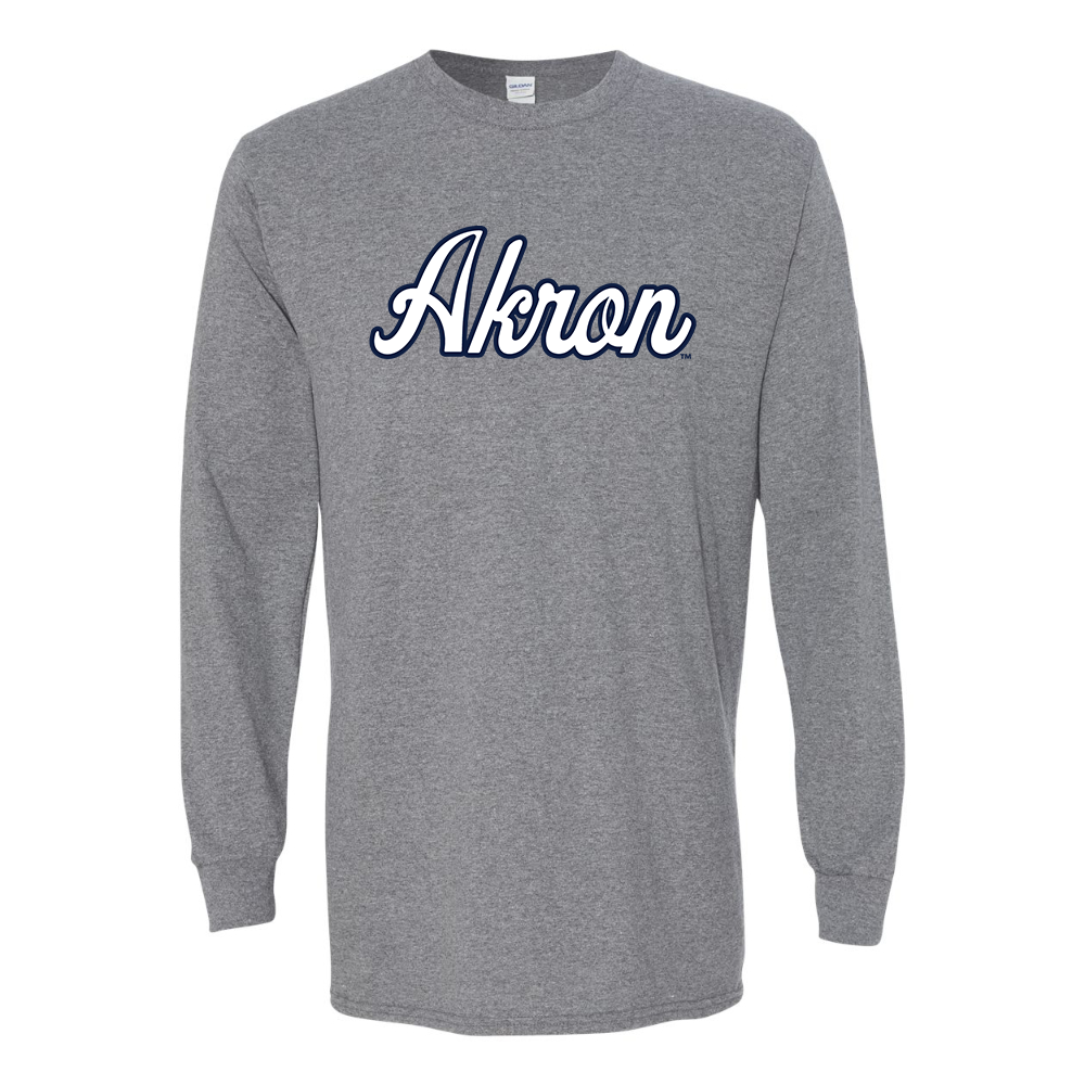 Men's Akron Zips Gildan Heavy Cotton Long Sleeve T-Shirt