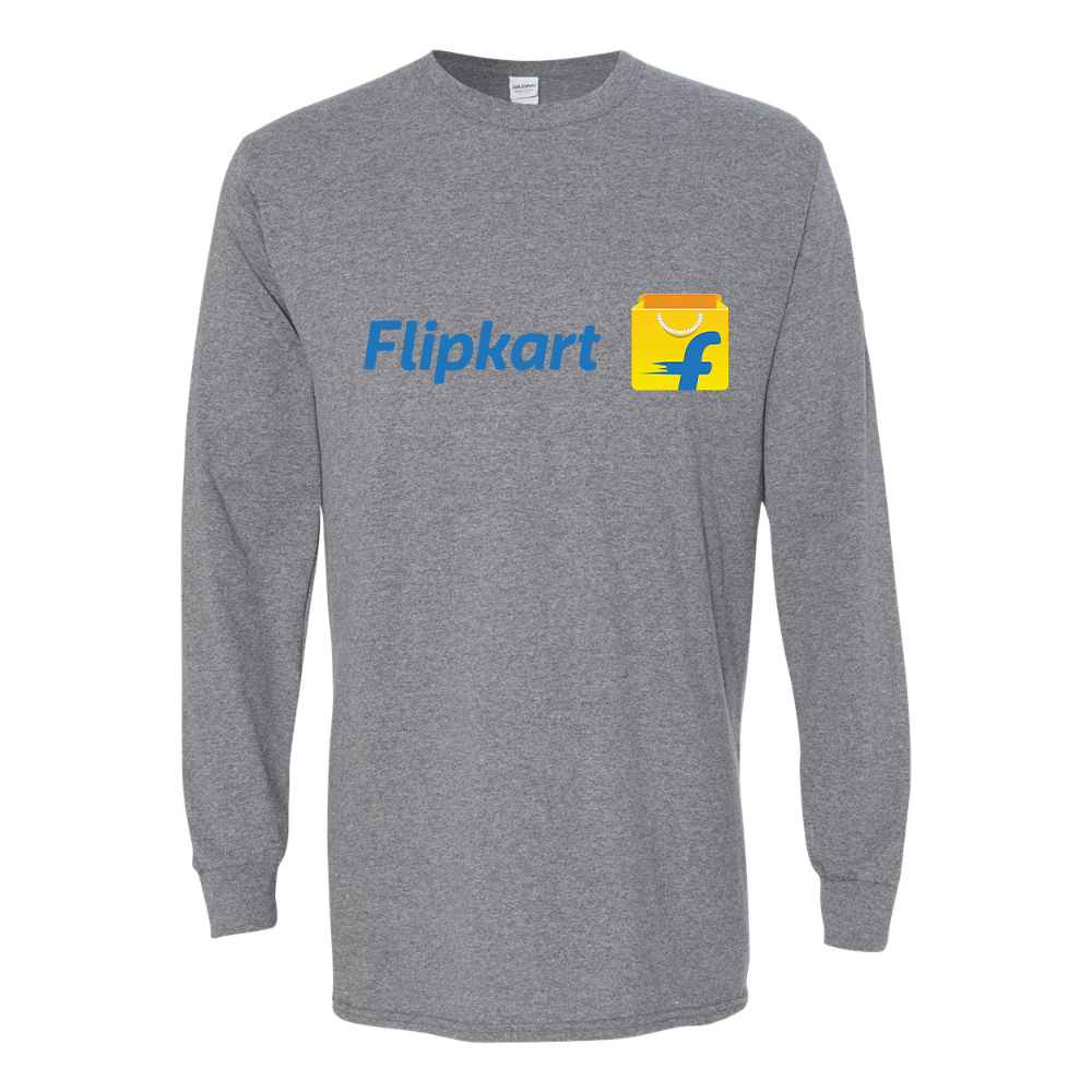 Men's Flipkart Gildan Heavy Cotton Long Sleeve T-Shirt