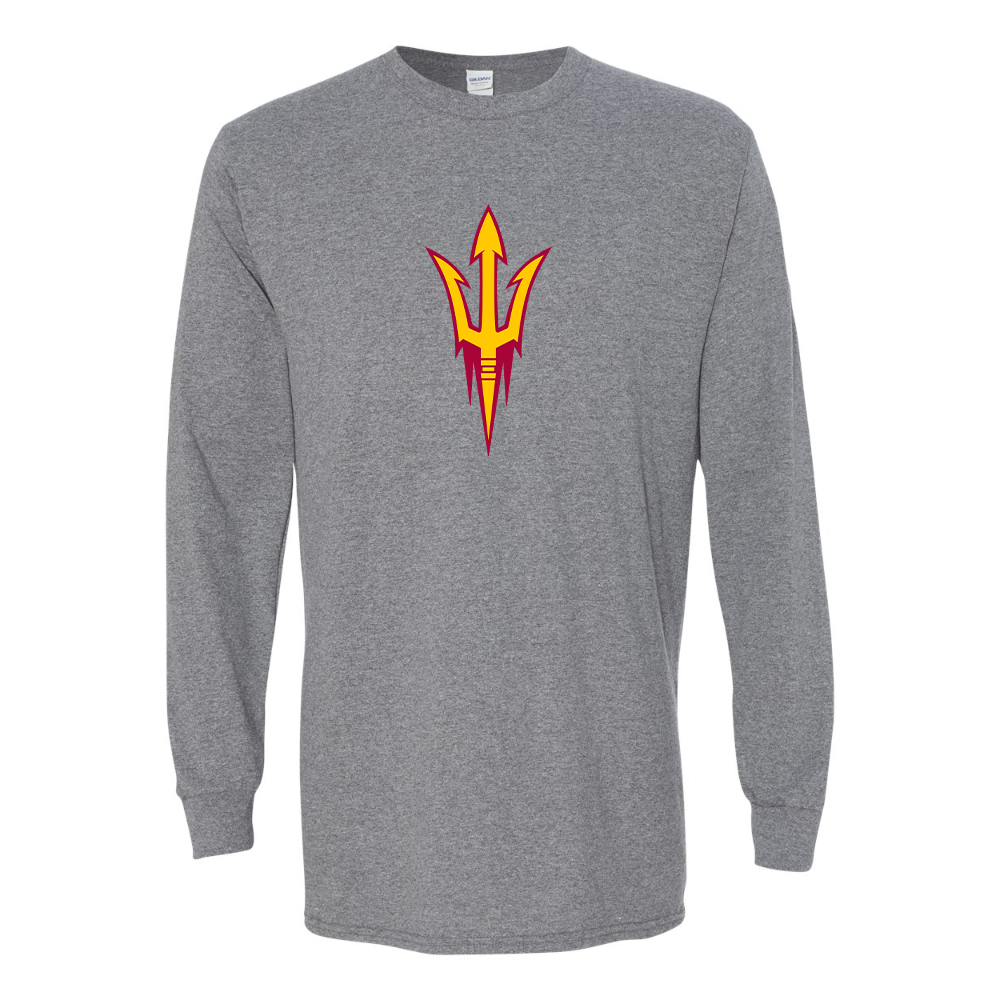 Men's Arizona State Sun Devils Gildan Heavy Cotton Long Sleeve T-Shirt
