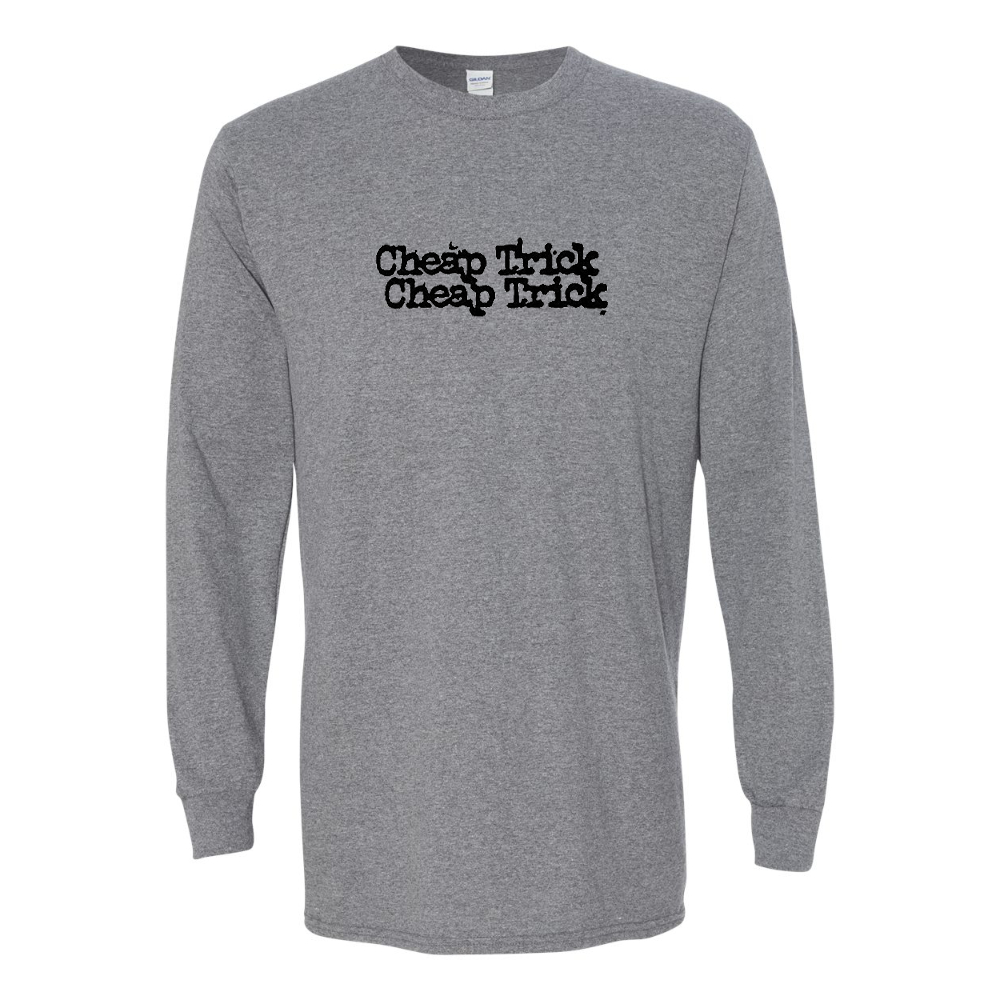 Men's Cheap Trick Gildan Heavy Cotton Long Sleeve T-Shirt