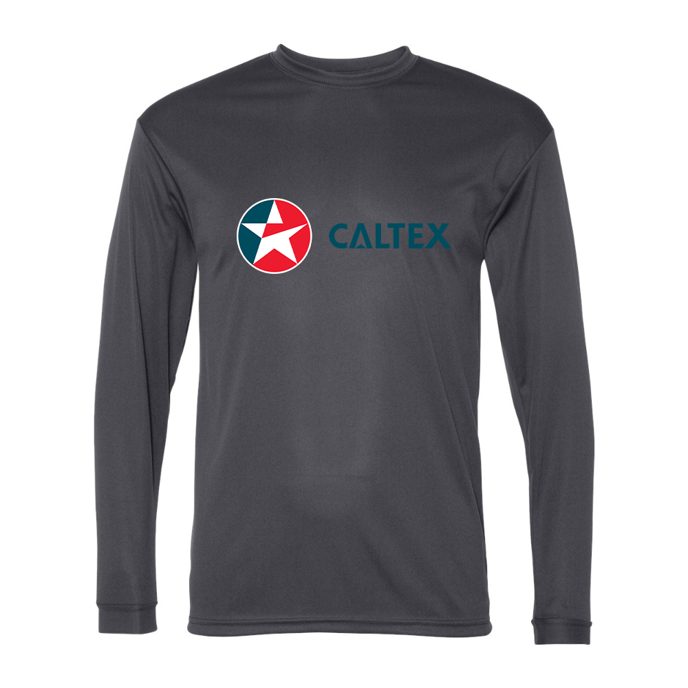 Men's Caltex Gas Station Performance Long Sleeve T-Shirt