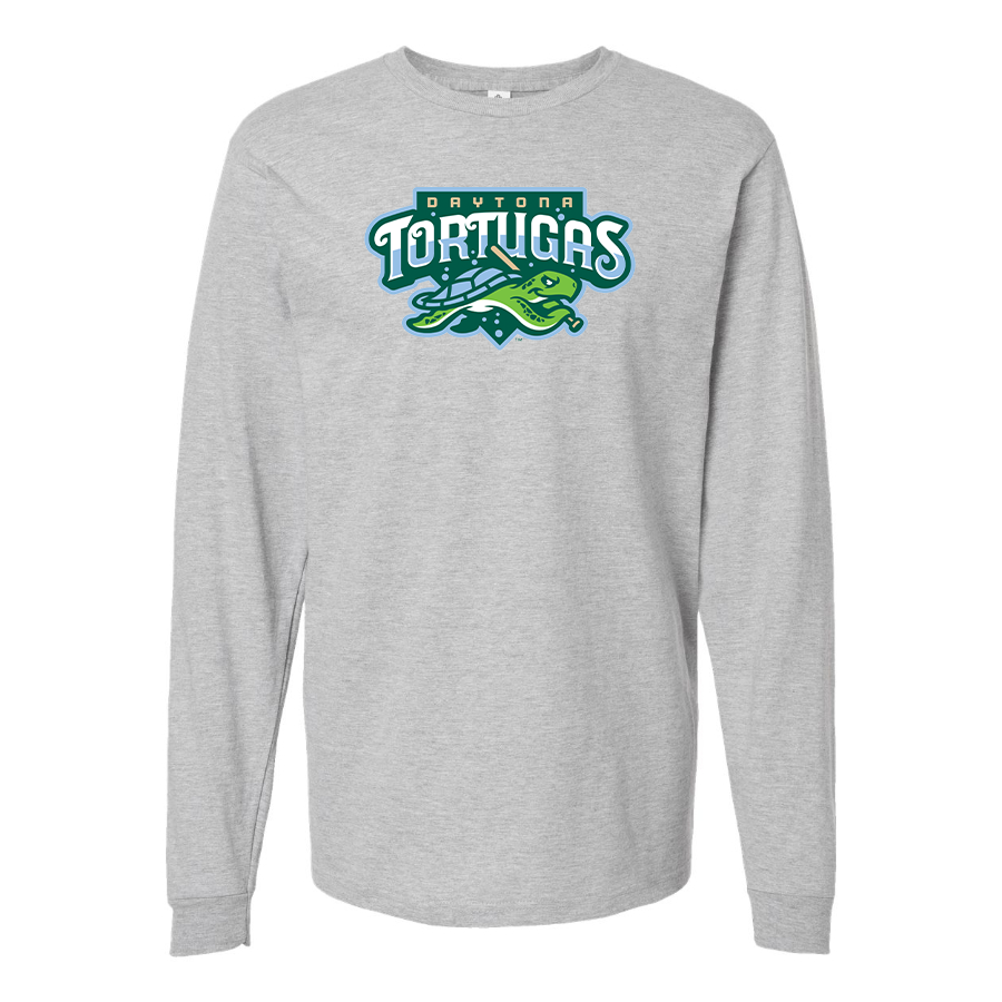 Men's Daytona Tortugas Logo Cotton Long Sleeve T-Shirt