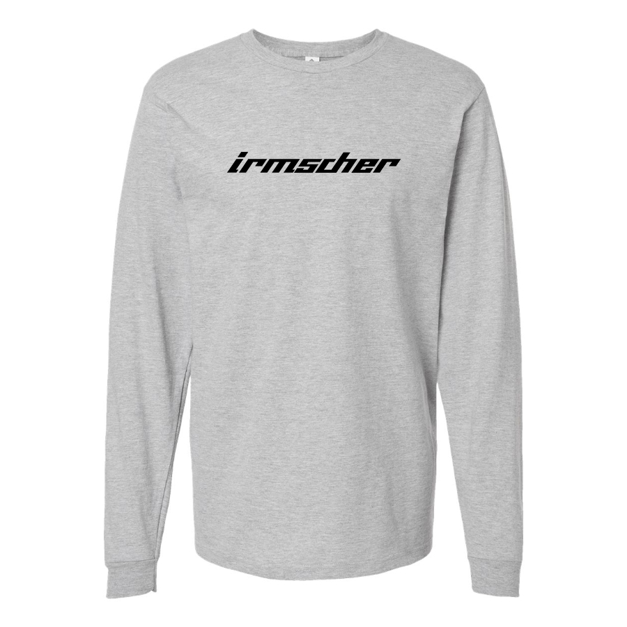 Men's Irmscher Logo Cotton Long Sleeve T-Shirt
