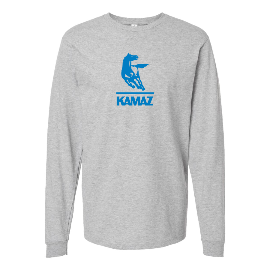 Men's KAMAZ Logo Cotton Long Sleeve T-Shirt