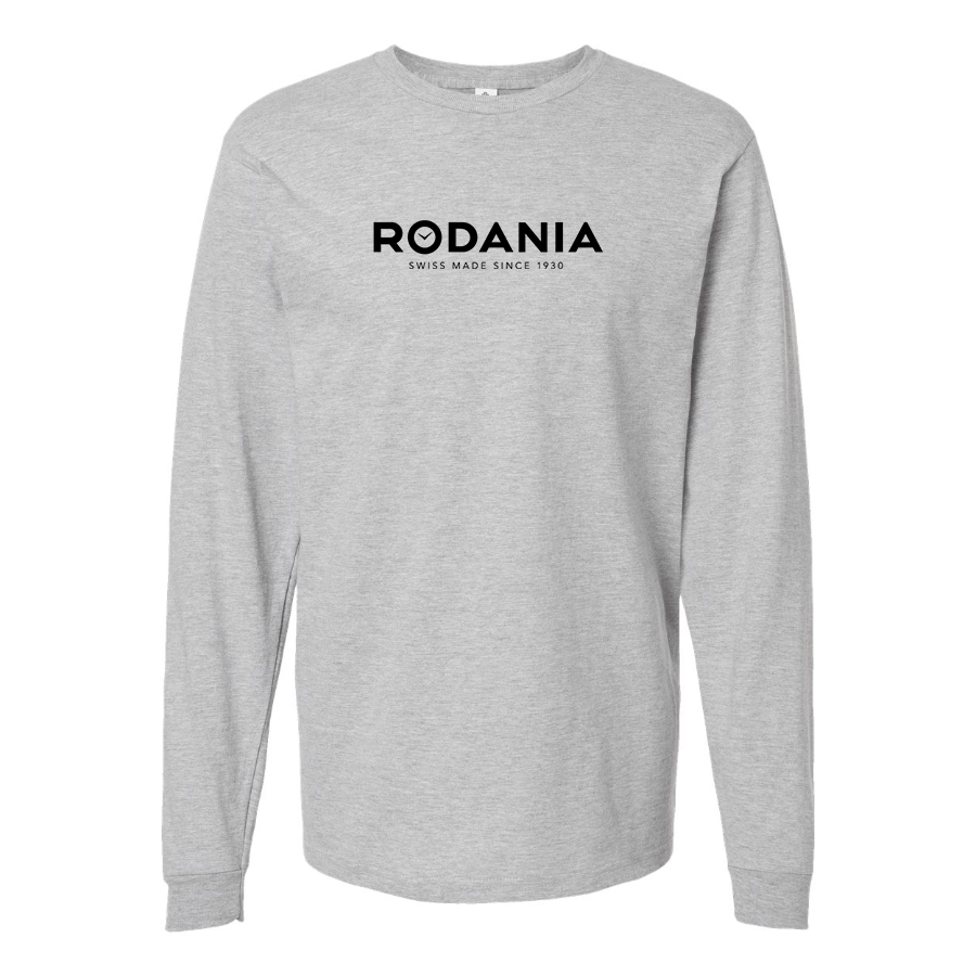 Men's Rodania Logo Cotton Long Sleeve T-Shirt