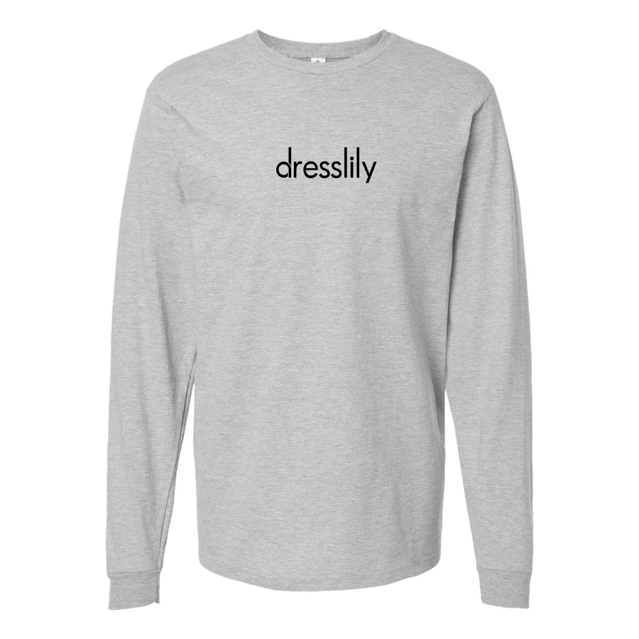 Men's DressLily Logo Cotton Long Sleeve T-Shirt