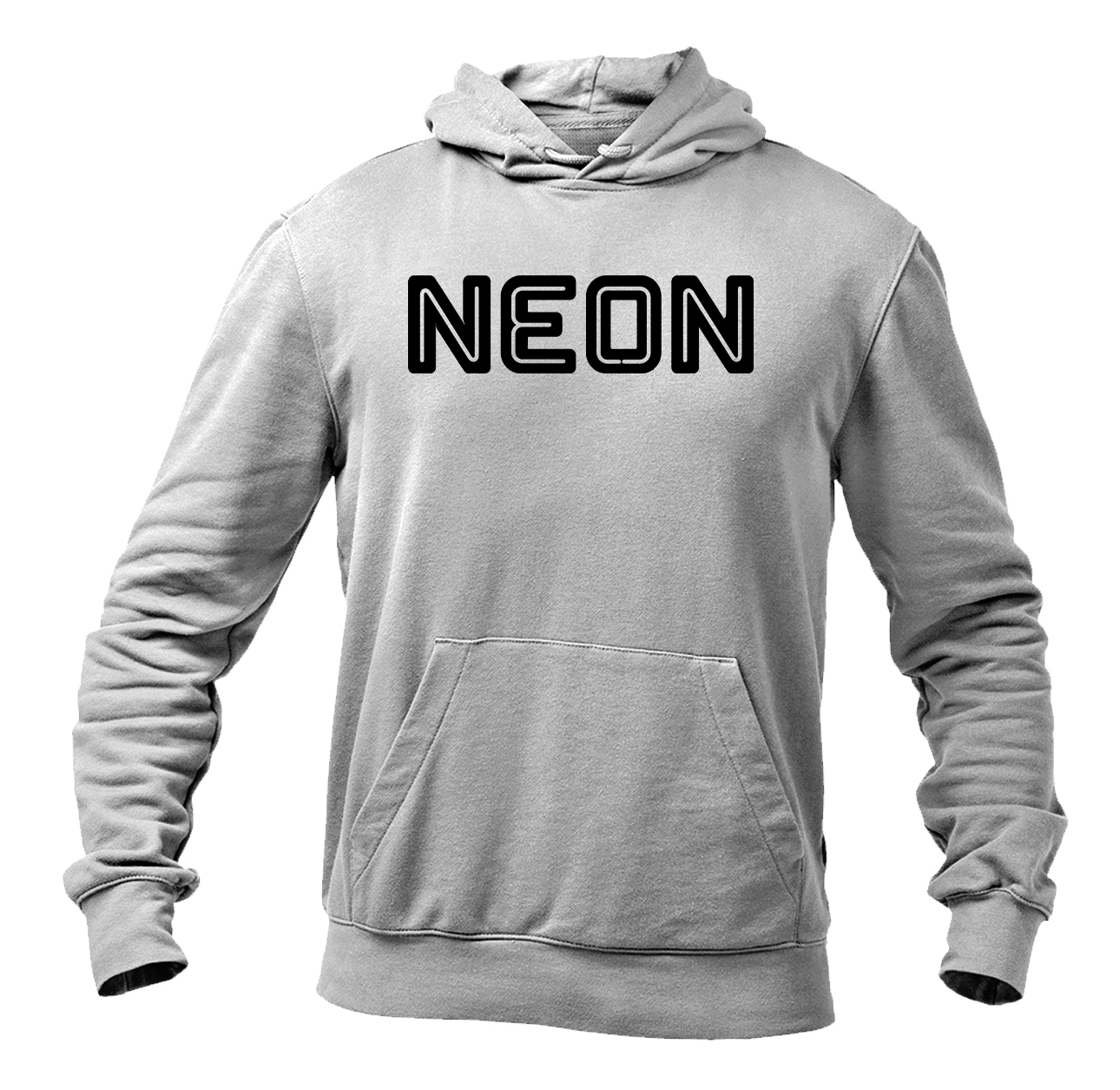 Men's Neon Logo Pullover Hoodie