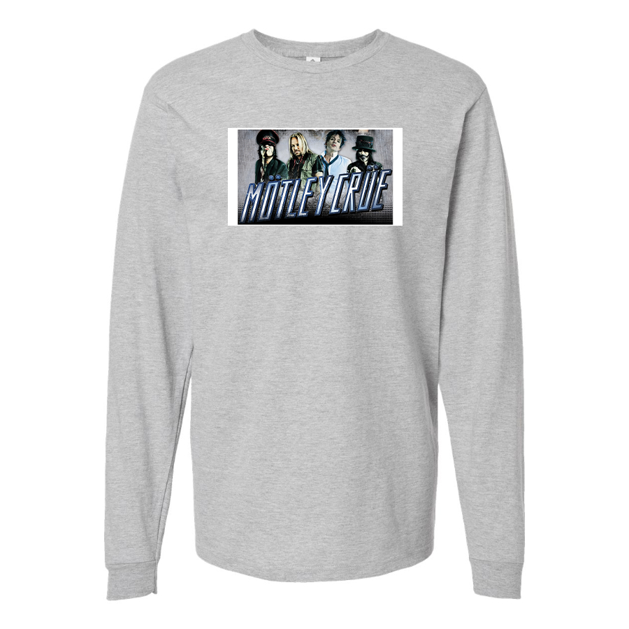 Men's Motley Crue Logo Cotton Long Sleeve T-Shirt
