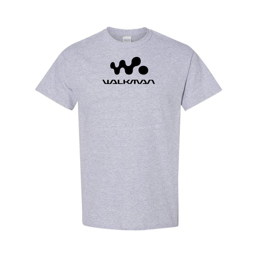 Men's Walkman Logo Cotton T-Shirt