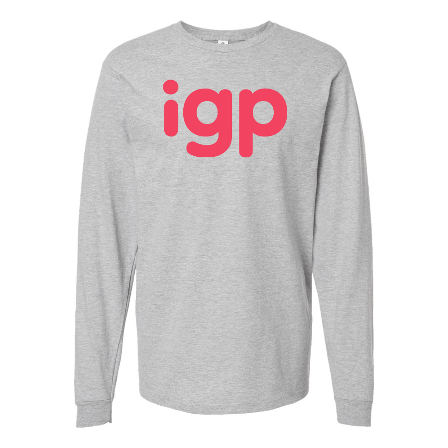 Men's Indian Gifts Portal Logo Cotton Long Sleeve T-Shirt