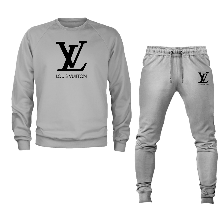 Men's Louis Vuitton Crewneck Sweatshirt Joggers Suit