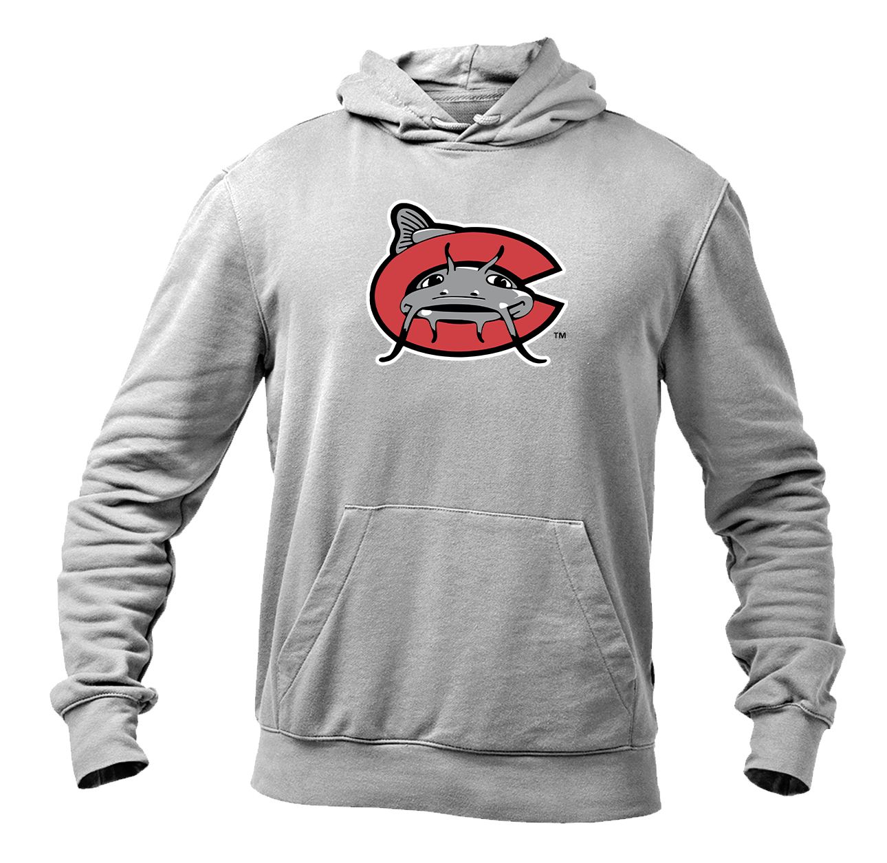 Men's Carolina Mudcats Logo Pullover Hoodie