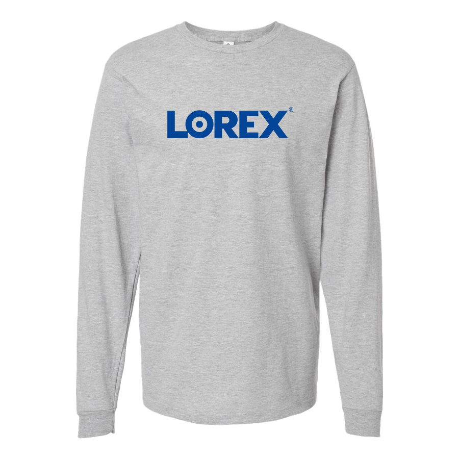 Men's Lorex Technology Logo Cotton Long Sleeve T-Shirt