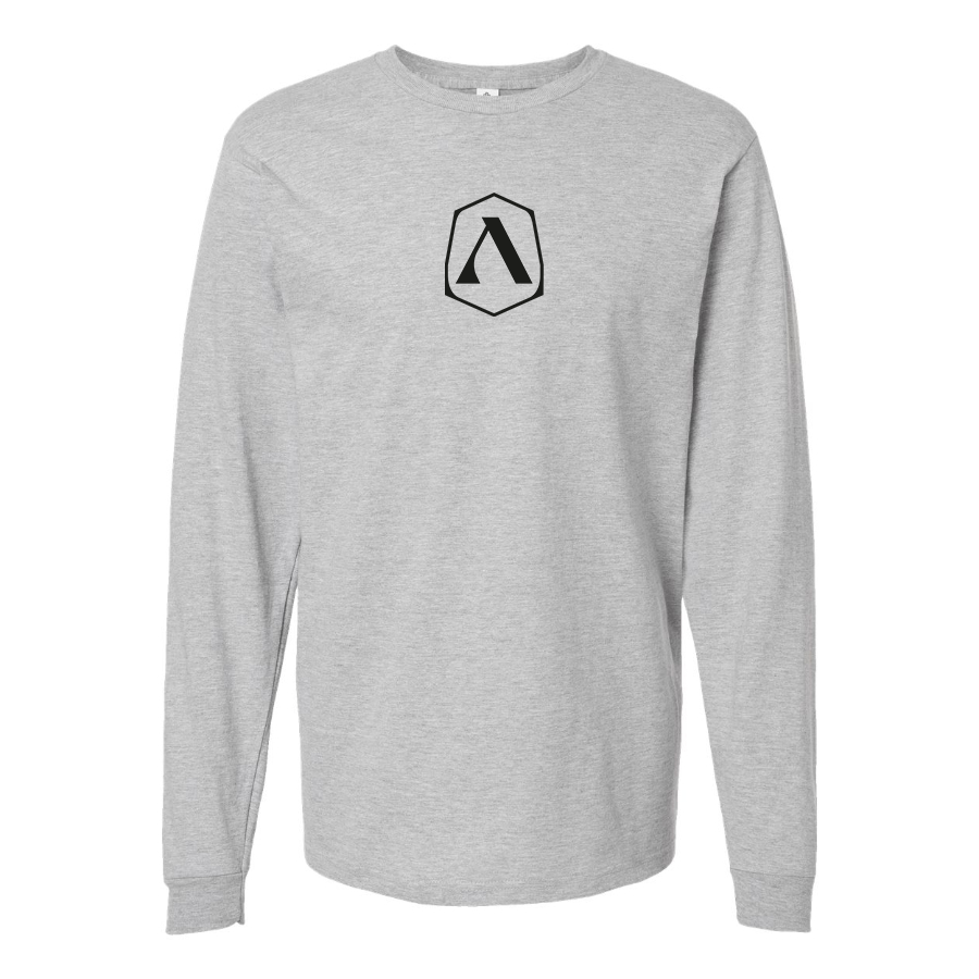 Men's Adamastor Logo Cotton Long Sleeve T-Shirt