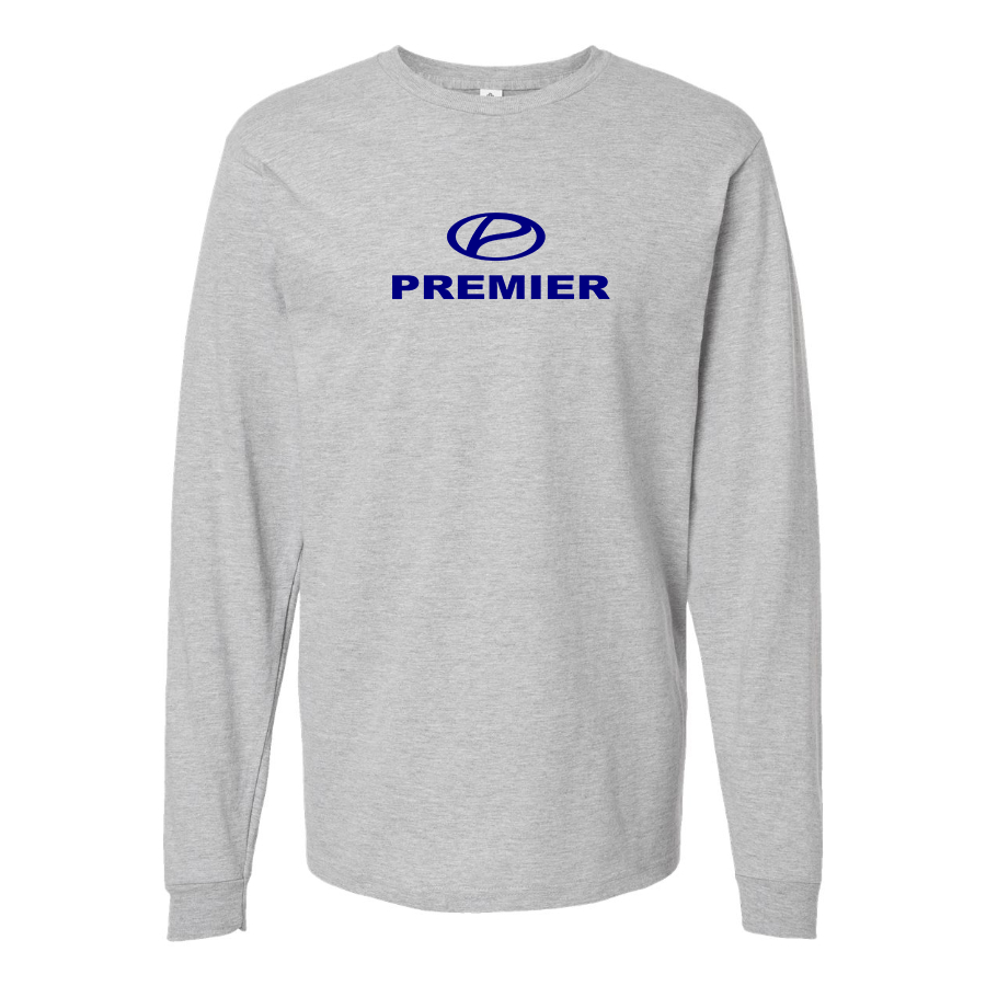Men's Premier Logo Cotton Long Sleeve T-Shirt