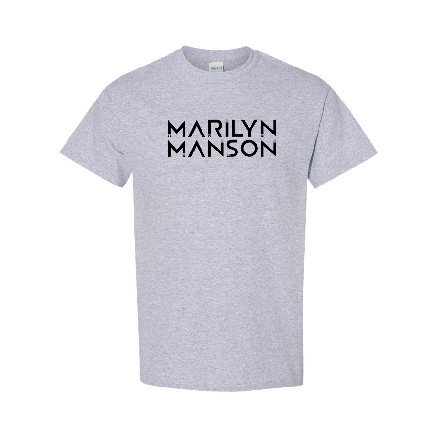 Men's Marilyn Manson Logo Cotton T-Shirt