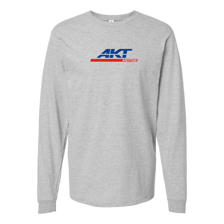 Men's AKT Logo Cotton Long Sleeve T-Shirt